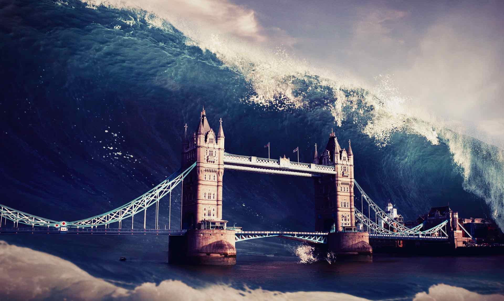 Inondation biere Londres